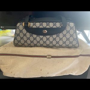 Vintage Gucci Barrel Hand Bag